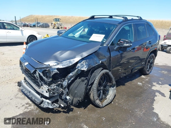 2022 Toyota RAV4 Hybrid SE with VIN 4T3T6RFV1NU068121, listed as a IAAI auction lot 42304467 with Not provided miles and . Bid and sale history available at DreamBid. Image 2.