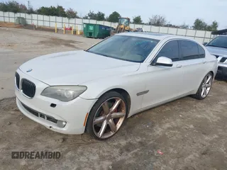 2011 BMW 7 Series 750Li with VIN WBAKB8C54BC852374, listed as a IAAI auction lot 41484350 with 137,388 mi miles. Bid and sale history available at carsss.com. Image 2.