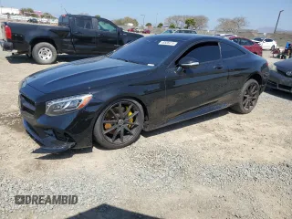 2018 Mercedes-Benz S-Class S 560 with VIN WDDXJ8GB7JA035377, listed as a Copart auction lot 49506415 with 55,535 mi miles and Salvage Title. Bid and sale history available at carsss.com. Image 1.