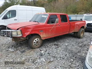 1996 Ford F-350 with VIN 1FTJW35F3TEB59586, listed as a Copart auction lot 79329304 with 199,054 mi miles and Salvage Title. Bid and sale history available at DreamBid. Image 1.