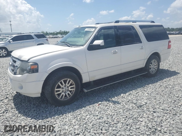 2013 Ford Expedition Max Limited with VIN 1FMJK2A51DEF59677, listed as a Copart auction lot 51856825 with 146,192 mi miles and Salvage title. Bid and sale history available at DreamBid. Image 1.