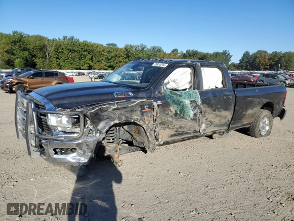2019 Ram 3500 Big Horn with VIN 3C63R3HL3KG610208, listed as a Copart auction lot 75933244 with 87,618 mi miles and Salvage Title. Bid and sale history available at carsss.com. Image 1.