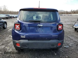 2017 Jeep Renegade Sport with VIN ZACCJBAB7HPE44925, listed as a Copart auction lot 51217075 with 56,505 mi miles and Salvage Title. Bid and sale history available at carsss.com. Image 6.