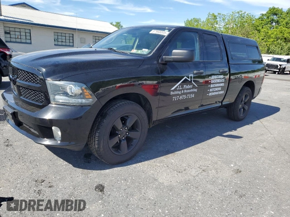 2014 Ram 1500 Express with VIN 1C6RR7FTXES388025, listed as a Copart auction lot 57968005 with 125,232 mi miles and Salvage title. Bid and sale history available at DreamBid. Image 1.