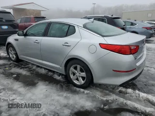 2015 Kia Optima LX with VIN 5XXGM4A70FG396055, listed as a Copart auction lot 45121455 with 147,548 mi miles and Salvage Title. Bid and sale history available at DreamBid. Image 2.