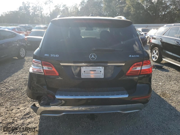 2012 Mercedes-Benz M-Class ML 350 with VIN 4JGDA5HB8CA071667, listed as a Copart auction lot 44715375 with 128,524 mi miles and Salvage Title. Bid and sale history available at carsss.com. Image 6.