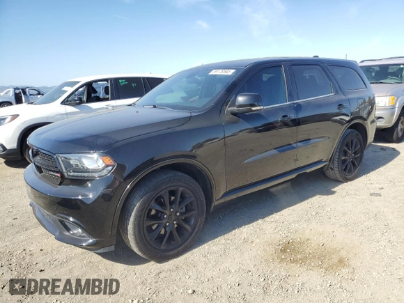 2017 Dodge Durango GT with VIN 1C4RDJDG9HC879159, listed as a Copart auction lot 59178565 with 147,672 mi miles and Clean title. Bid and sale history available at DreamBid. Image 1.