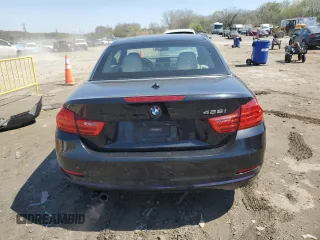 2015 BMW 4 Series 428i with VIN WBA3V7C56F5A24314, listed as a Copart auction lot 52144195 with 55,916 mi miles and Salvage Title. Bid and sale history available at carsss.com. Image 6.