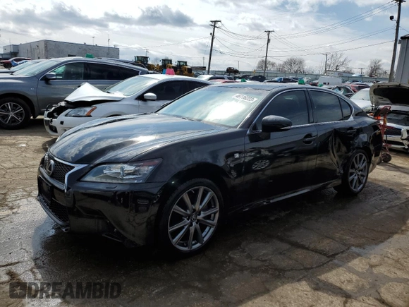 2013 Lexus GS 350 with VIN JTHCE1BLXD5016161, listed as a Copart auction lot 64255194 with 137,225 mi miles and Salvage Title. Bid and sale history available at carsss.com. Image 1.