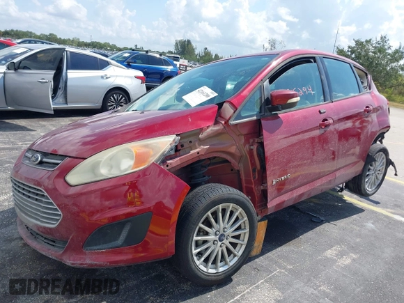 2014 Ford C-Max SE with VIN 1FADP5AU1EL502801, listed as a IAAI auction lot 42161200 with 178,199 mi miles. Bid and sale history available at carsss.com. Image 2.