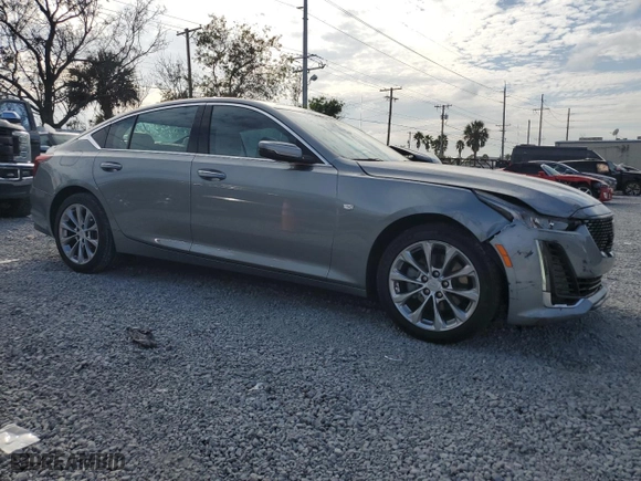 2023 Cadillac CT5 Premium Luxury with VIN 1G6DN5RW5P0154353, listed as a Copart auction lot 86282624 with 9,549 mi miles and Salvage Title. Bid and sale history available at carsss.com. Image 4.