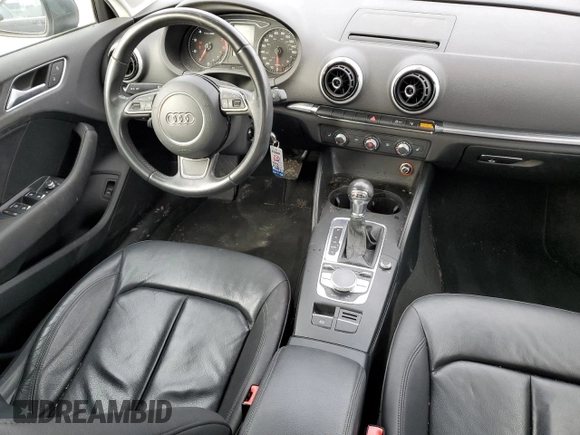 2015 Audi A3 1.8T Premium with VIN WAUACGFF9F1011532, listed as a Copart auction lot 76002993 with 107,342 mi miles. Bid and sale history available at carsss.com. Image 8.