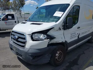 2020 Ford Transit Cargo Van with VIN 1FTBR1C83LKA59378, listed as a IAAI auction lot 41920660 with 97,068 mi miles. Bid and sale history available at carsss.com. Image 6.