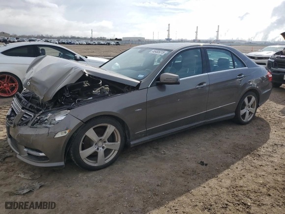 2012 Mercedes-Benz E-Class E 350 Luxury with VIN WDDHF5KB6CA522889, listed as a Copart auction lot 46485015 with 96,148 mi miles and Salvage Title. Bid and sale history available at carsss.com. Image 1.
