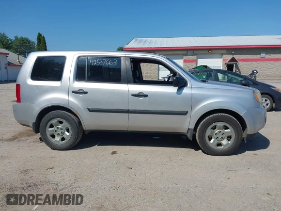 2011 Honda Pilot LX with VIN 5FNYF4H27BB036500, listed as a IAAI auction lot 42537663 with 179,424 mi miles and . Bid and sale history available at DreamBid. Image 13.