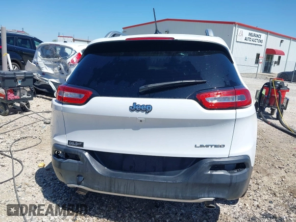 2014 Jeep Cherokee Limited with VIN 1C4PJLDS9EW163565, listed as a IAAI auction lot 42033048 with 183,048 mi miles. Bid and sale history available at carsss.com. Image 16.
