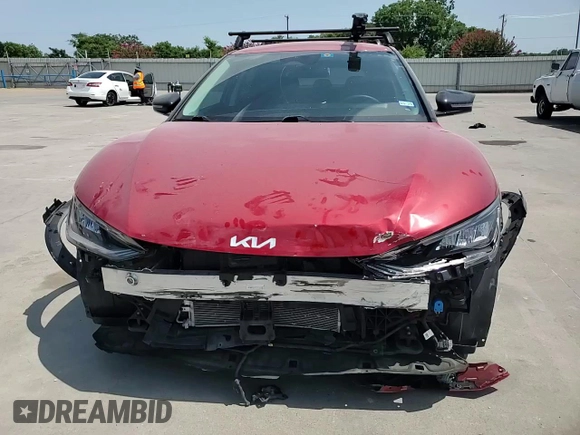 2022 Kia EV6 Wind with VIN KNDC34LA7N5046628, listed as a Copart auction lot 63230374 with 48,023 mi miles and Salvage Title. Bid and sale history available at carsss.com. Image 12.