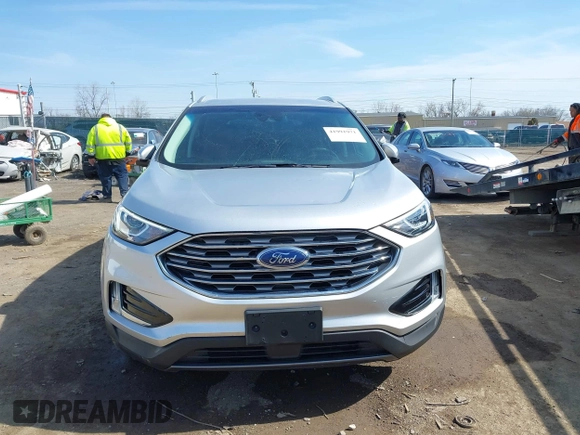2019 Ford Edge SEL with VIN 2FMPK4J95KBB93708, listed as a IAAI auction lot 41991971 with 122,587 mi miles. Bid and sale history available at carsss.com. Image 12.