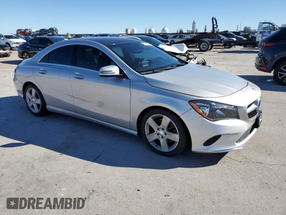 2017 Mercedes-Benz CLA with VIN WDDSJ4EB2HN468551, listed as a Copart auction lot 72599992 with 72,418 mi miles. Bid and sale history available at carsss.com. Image 4.