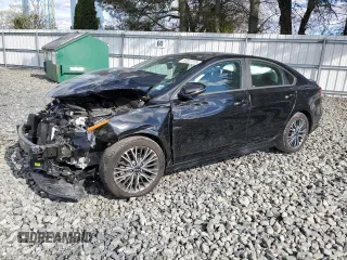 2023 Kia Forte GT-Line with VIN 3KPF54AD9PE609416, listed as a Copart auction lot 53337375 with 25,423 mi miles and Salvage Title. Bid and sale history available at carsss.com. Image 1.