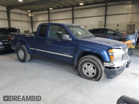 2005 Chevrolet Colorado LS Z71 with VIN 1GCDT196158141139, listed as a Copart auction lot 52927675 with 126,515 mi miles and Salvage title. Bid and sale history available at DreamBid. Image 4.