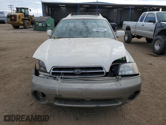 2002 Subaru Legacy Outback Limited with VIN 4S3BH686527637098, listed as a Copart auction lot 76829884 with 220,145 mi miles and Non repairable. Bid and sale history available at DreamBid. Image 5.