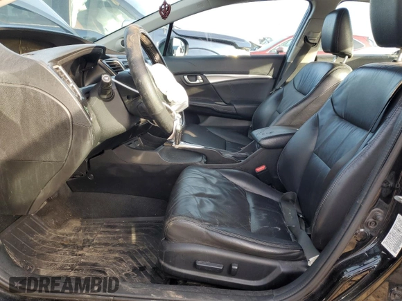 2015 Honda Civic Sedan EX-L with VIN 19XFB2F98FE027873, listed as a Copart auction lot 51871725 with 131,668 mi miles and Salvage Title. Bid and sale history available at carsss.com. Image 7.