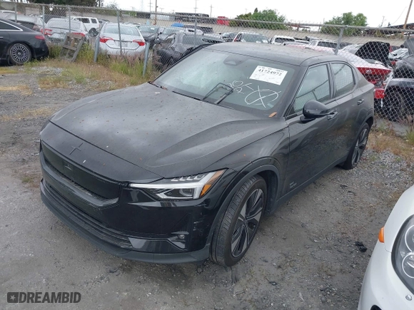 2024 Polestar 2 with VIN YSMFD3KA9RL210991, listed as a IAAI auction lot 41724972 with 18,091 mi miles. Bid and sale history available at carsss.com. Image 2.