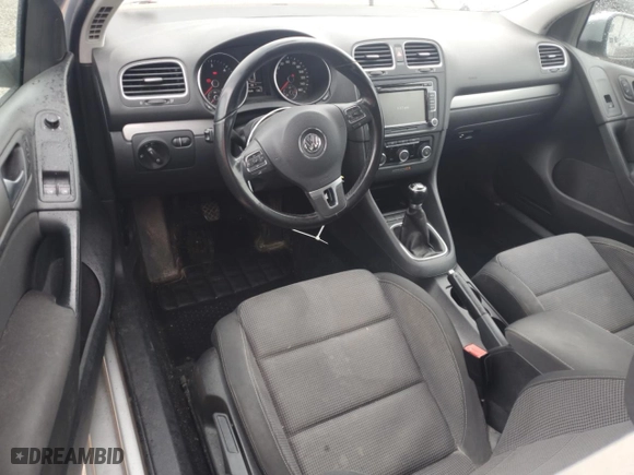 2012 Volkswagen Golf TDI w/Tech Pkg with VIN WVWMM7AJ4CW152080, listed as a Copart auction lot 50869905 with 135,844 mi miles and Salvage Title. Bid and sale history available at carsss.com. Image 8.