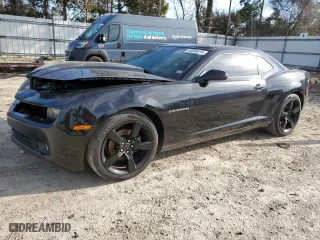 2012 Chevrolet Camaro 2LT with VIN 2G1FG1E3XC9143636, listed as a Copart auction lot 48384615 with 208,107 mi miles and Salvage Title. Bid and sale history available at carsss.com. Image 1.