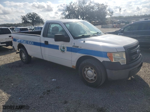 2014 Ford F-150 XL with VIN 1FTNF1CF6EKD94898, listed as a Copart auction lot 44717985 with 63,598 mi miles and Salvage Title. Bid and sale history available at carsss.com. Image 4.