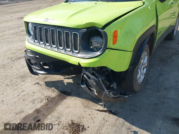 2017 Jeep Renegade Altitude with VIN ZACCJBBB1HPF11677, listed as a IAAI auction lot 41711727 with 58,527 mi miles and . Bid and sale history available at DreamBid. Image 6.
