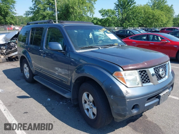 2005 Nissan Pathfinder SE with VIN 5N1AR18W55C778885, listed as a IAAI auction lot 42541827 with 147,853 mi miles and . Bid and sale history available at DreamBid. Image 12.