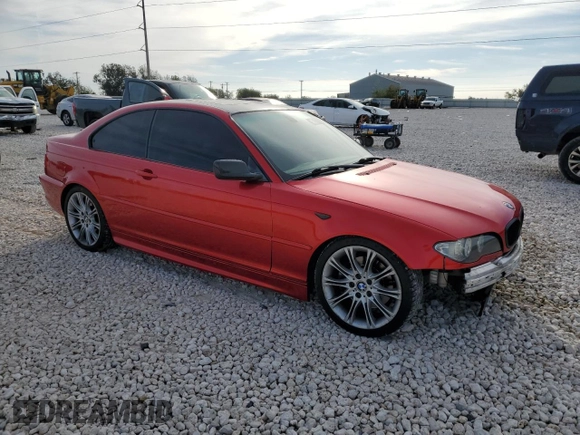 2005 BMW 3 Series 330Ci with VIN WBABD53485PL16573, listed as a Copart auction lot 82668044 with 136,567 mi miles and Salvage Title. Bid and sale history available at carsss.com. Image 4.