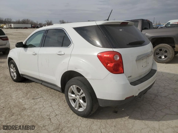 2013 Chevrolet Equinox LS with VIN 2GNFLCEK5D6198012, listed as a Copart auction lot 46978095 with 92,492 mi miles and Salvage Title. Bid and sale history available at carsss.com. Image 2.