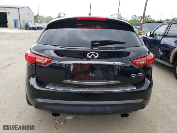2016 Infiniti QX70 with VIN JN8CS1MW1GM752213, listed as a Copart auction lot 55196023 with 85,993 mi miles. Bid and sale history available at carsss.com. Image 6.