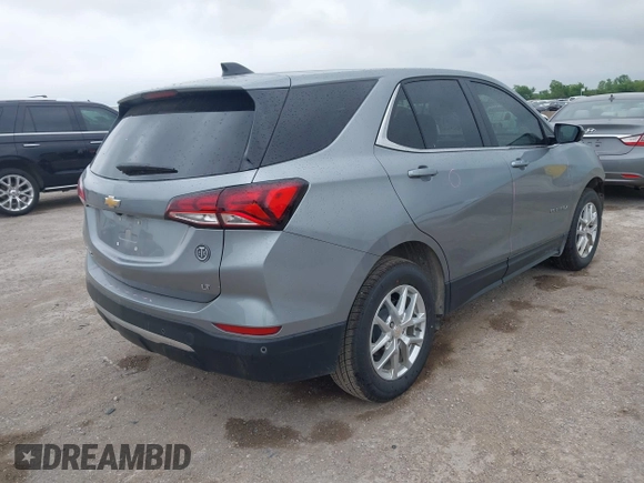 2024 Chevrolet Equinox LT with VIN 3GNAXKEG8RS157449, listed as a IAAI auction lot 42152265 with 39,351 mi miles and . Bid and sale history available at DreamBid. Image 4.