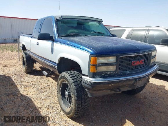 1995 GMC Sierra 1500 z VIN 2GTEK19K1S1553693, wystawiony jako IAAI lot #41742522 z przebiegiem 276 637 mil mil oraz . Historia ofert i sprzedaży dostępna na DreamBid. Obrazek 1.
