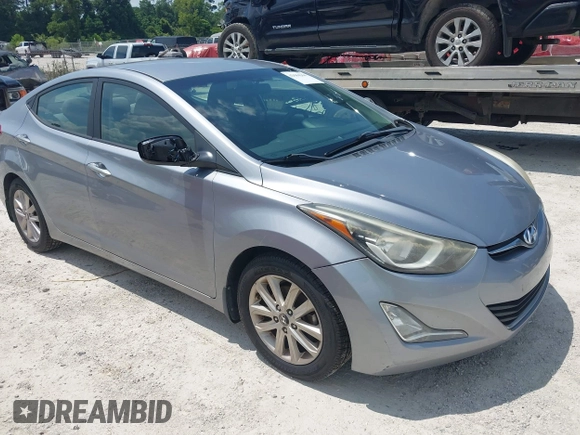 2015 Hyundai Elantra SE with VIN 5NPDH4AE0FH608527, listed as a IAAI auction lot 42684260 with 119,751 mi miles and . Bid and sale history available at DreamBid. Image 1.