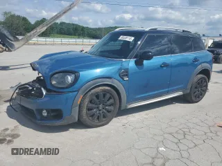 2018 MINI Countryman Cooper with VIN WMZYS7C36J3E08906, listed as a Copart auction lot 56538115 with 129,473 mi miles and Salvage title. Bid and sale history available at DreamBid. Image 1.