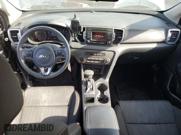 2017 Kia Sportage LX with VIN KNDPM3AC3H7081091, listed as a Copart auction lot 53620735 with 133,819 mi miles and Salvage Title. Bid and sale history available at carsss.com. Image 8.
