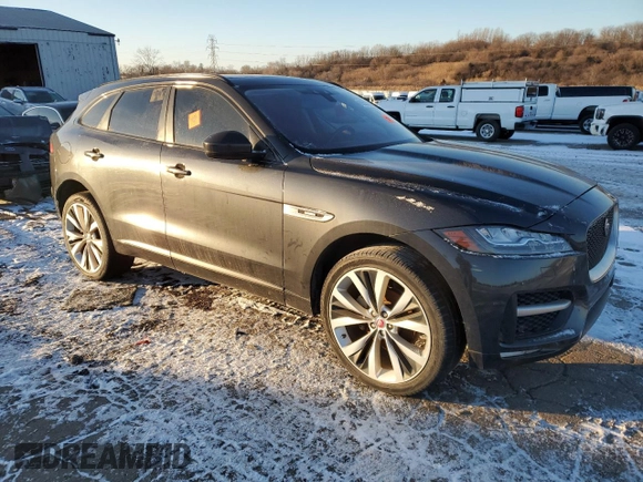 2017 Jaguar F-Pace 20d R-Sport with VIN SADCL2BN0HA088311, listed as a Copart auction lot 89003185 with Not Provided miles and Clean Title. Bid and sale history available at DreamBid. Image 4.