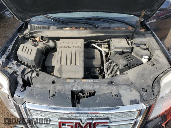 2015 GMC Terrain SLE with VIN 2GKALREK7F6192418, listed as a Copart auction lot 47000345 with 144,593 mi miles and Salvage Title. Bid and sale history available at DreamBid. Image 11.