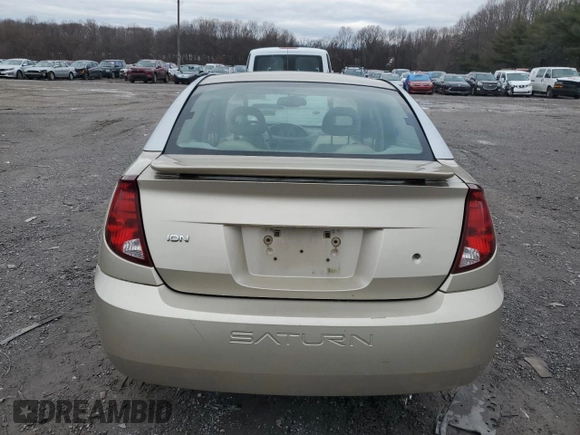 2003 Saturn ION ION 3 with VIN 1G8AL52F33Z120749, listed as a Copart auction lot 85327024 with 145,030 mi miles and Salvage Title. Bid and sale history available at DreamBid. Image 6.