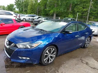 2016 Nissan Maxima SR with VIN 1N4AA6AP7GC398418, listed as a IAAI auction lot 42171994 with 214,232 mi miles and . Bid and sale history available at DreamBid. Image 2.