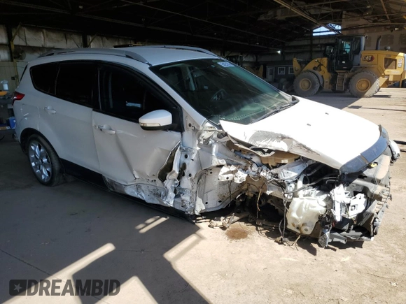2016 Ford Escape Titanium with VIN 1FMCU9J91GUA11090, listed as a Copart auction lot 54231675 with 135,735 mi miles and Salvage Title. Bid and sale history available at DreamBid. Image 4.