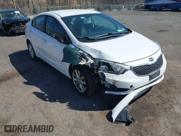 2015 Kia Forte LX with VIN KNAFX4A65F5298540, listed as a IAAI auction lot 41828286 with 163,501 mi miles. Bid and sale history available at carsss.com. Image 1.