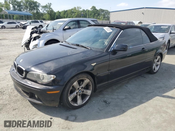 2006 BMW 3 Series 325Ci with VIN WBABW33436PX84792, listed as a Copart auction lot 57398335 with 147,239 mi miles and Clean title. Bid and sale history available at DreamBid. Image 1.