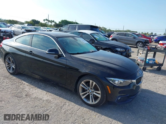 2019 BMW 4 Series 430i with VIN WBA4W3C59KAF92150, listed as a IAAI auction lot 42045034 with 35,888 mi miles and . Bid and sale history available at DreamBid. Image 1.