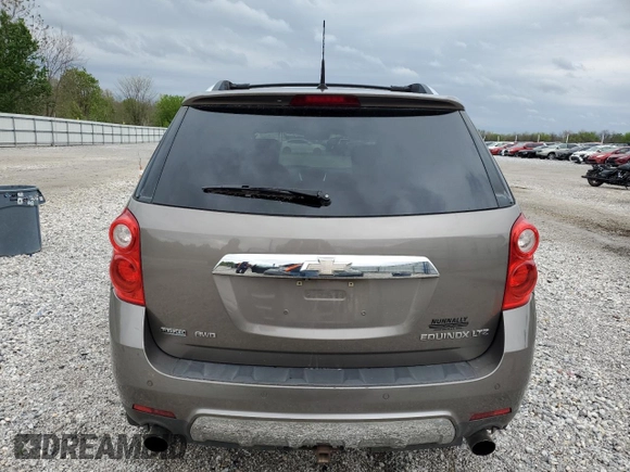 2012 Chevrolet Equinox LTZ with VIN 2GNFLGE55C6161624, listed as a Copart auction lot 51829565 with 164,432 mi miles and Salvage Title. Bid and sale history available at carsss.com. Image 6.